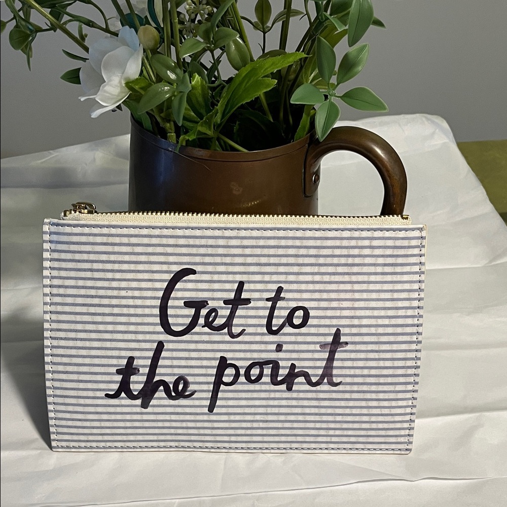 Kate Spade Seersucker Pencil Case